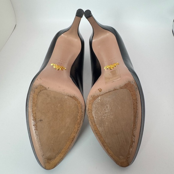 PRADA Black Patent Leather Heels – Size 37 - Picture 11 of 13